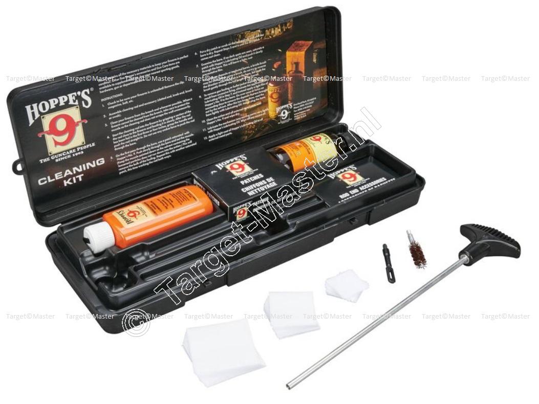 HOPPES  -  Schoonmaak Set  -  PISTOL CLEANING KIT  -  kaliber .40 / 10mm  -  Pistool / Revolver